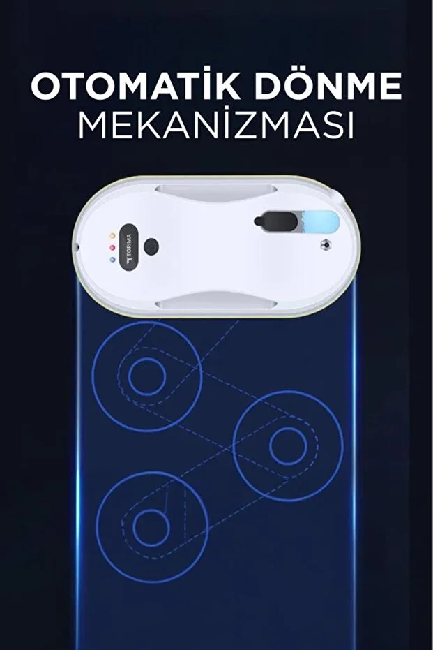 Torima Cam Silme Temizleme Robotu Uzaktan Kumandalı Su Püskürtmeli S9 Beyaz